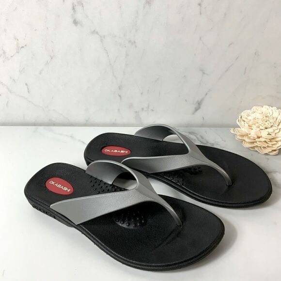 Okabashi flip flops  - Picture 1 of 3